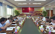 翦鹰主持召开防汛抗旱会商会