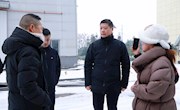 王先波调度园区安全生产及低温雨雪冰冻灾害防范工作