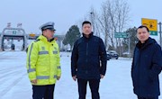 王先波督导调度新一轮低温雨雪冰冻灾害防御工作