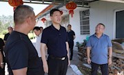 王先波督导乡镇秸秆禁烧工作