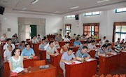 刘祖欣为科干班学员上信仰课