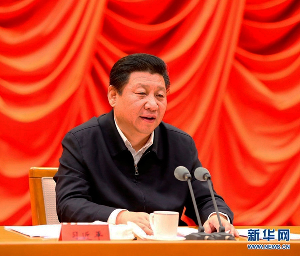 2月2日,省部级主要领导干部学习贯彻十八届四中全会精神全面推进依法治国专题研讨班在中央党校开班。中共中央总书记、国家主席、中央军委主席习近平在开班式上发表重要讲话。 新华社记者 马占成 摄