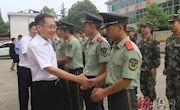 张阳王兆铭“八一”前夕看望慰问部队官兵和优抚对象