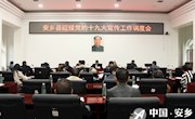 安乡：召开迎接党的十九大宣传工作调度会