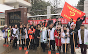 安乡县各乡镇党员对抗大雪低温天气小结