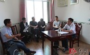 张阳调研指导三岔河镇脱贫攻坚工作