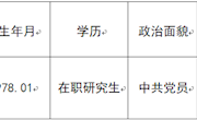 关于领导干部任前公示的公告 （2019年第 15 号）